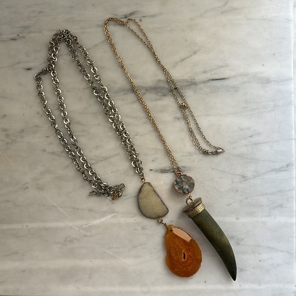 Geode Necklace Set - Picture 2 of 2